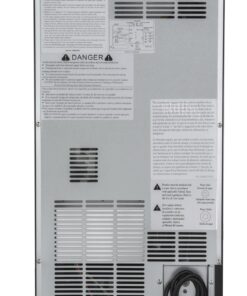 Maxx Ice MIM50 60Lb Premium Clear Ice Cube Maker Machine for Built-In Undercounter or Freestanding Household Residential or Commercial Use, 15 Inch Wide, Silver 60-Lb. 6 71sdo82HmEL