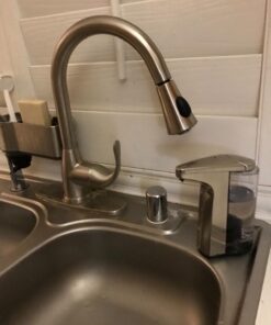 simplehuman 8 oz. Touch-Free Sensor Liquid Soap Pump Dispenser with Soap Sample, White 8 oz. Battery Operated 20 71sdubz47BL