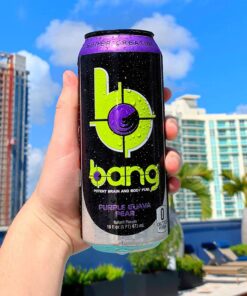 Bang Energy Purple Guava Pear, Sugar-Free Energy Drink, 16-Ounce (Pack of 12) 16 Fl Oz (Pack of 12) 23 71sea0bFXDL