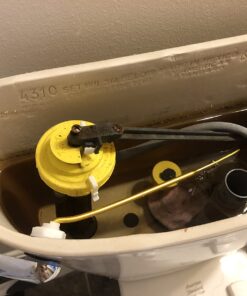 Qualihome Toilet Handle Lever Flush Replacement, Front Mount, Chrome, Universal Fitting Chrome Polished 40 71sfaUlWzL