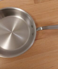 Made In Cookware - 10 Piece Stainless Steel Pot and Pan Set - 5 Ply Clad - Includes Stainless Steel Frying Pans, Saucepans, Saucier and Stock Pot W/Lid - Professional Cookware - Made in Italy 10-Piece (Stainless Steel) 89 71sg0kRJp4L