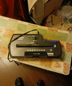 Aurora AU800SD Professional Strip Cut Paper Shredder/CD/Credit Card Shredder Without Wastebasket, 8-Sheet Strip-Cut No Basket, Black 8-sheet StripCut w/o basket 41 71sh54v58L