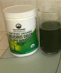 Peak Performance Organic Greens Superfood Powder. Best Tasting Super Greens Powder with 25+ Organic Ingredients for Max Energy and Athletic Performance. Vegan Keto Green Juice Daily Drink Original Greens 42 71shXm5tGLL