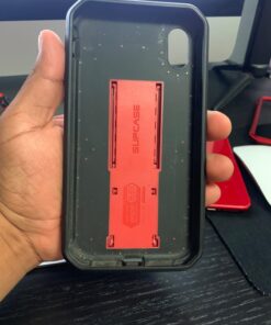 SUPCASE Unicorn Beetle Pro Series Case Designed for iPhone XR, with Built-in Screen Protector Full-Body Rugged Holster Case for iPhone XR 6.1 Inch (2018 Release) (MetallicRed) MetallicRed 47 71si 1H7T0L