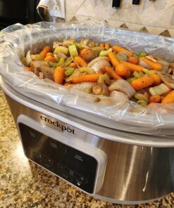 Crockpot™ 7-Quart Cook & Carry™ Slow Cooker with Sous Vide,Programmable, Stainless Steel 43 71sigPHxuML