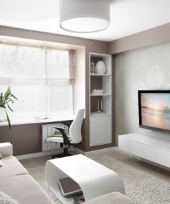 Mount-It Low-Profile Tilting TV Wall Mount Bracket for 32-60 inch LCD, LED, OLED, 4K or Plasma Flat Screen TVs - 175 lbs Capacity, 1.5 Inch Profile, Max VESA 600x400 (MI-318B), Black, 60 Medium 20 71sjA8IQNCL