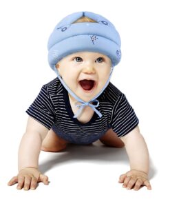 Simplicity Baby Infant Toddler No Bumps Safety Helmet Head Cushion Bumper Bonnet Sky Blue Letter Car 12 71sjDXQMHFL