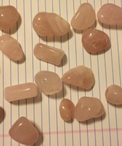 Crystal Allies Materials: 1lb Bulk Tumbled Pink Rose Quartz Stones from Brazil - Large 1" Natural Polished Gemstone Supplies for Wicca, Reiki, and Energy Crystal HealingWholesale Lot 1 LB 25 71sjQMmMpcL