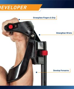 Marcy Wrist and Forearm Developer/Strengthener Home Gym Gear - Wedge Multi-Coloured, 9x4x1 25 71sk8LsMjXS