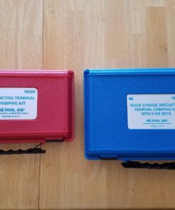 SG Tool Aid SGT18980 Ratcheting Terminal Crimping Kit (Quick Change with 9 Die Sets) 9 71skE7Crv9L