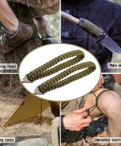 Pocket Chainsaw with Paracord Handle 36 Inches 16 Teeth Long Chain Hand Saw Fast Wood & Tree Cutting Emergency Survival Gear Best for Camping Backpacking Hiking Hunting. 13 71slhnzYsnL