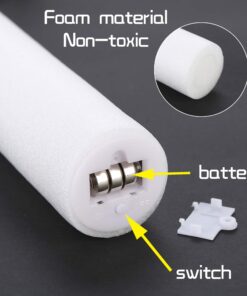 Fun Central 12 Pack - LED Supreme Foam Stick Baton Bulk - Light Up Batons for Wedding, Concert and Party - Multicolor 21 71sll22SQEL