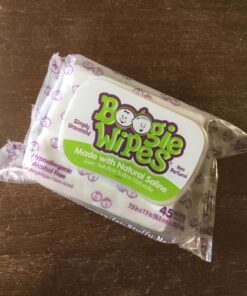 Baby Wipes by Boogie, Saline Wet Wipes for Nose, Face, Hand & Body, FSA/HSA Eligible, Made with Vitamin E, Aloe, Chamomile and Natural Saline, Unscented 30 Count Pack of 3 Boogie Wipes 34 71slxx9p6qL