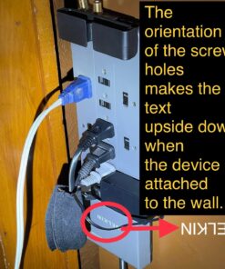 Belkin Power Strip Surge Protector - 12 AC Multiple Outlets & 8 ft Long Flat Plug Heavy Duty Extension Cord for Home, Office, Travel, Computer Desktop, Laptop & Phone Charging Brick (3,940 Joules) 12 Outlet Strip + Cable & Phone protection 51 71sn UJZP0L