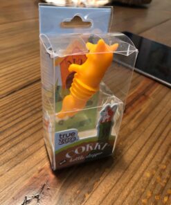 TrueZoo Corki Bottle Stopper, Corgi Animal Cork, Novelty Wine Stopper, Silicone, Set of 1, Orange 25 71snwp pb L