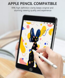 SPARIN 2 Pack Screen Protector Compatible with iPad 6th 5th Generation/iPad Air 2/ iPad Pro 9.7, Tempered Glass Screen Protector 43 71so6CvIQGL