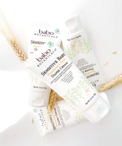 BABO Botanicals Sensitive Baby Fragrance-Free Diaper Cream - 25% Natural Zinc Oxide - Calendula, Shea & Cocoa Butter - EWG Verified - Vegan- from Birth on - 1 or 2 Pack Pack of 1 23 71soTHudA6L