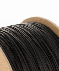 Alternative view of ASR Tactical Braided HMPE Cord 260lb Strength Survival Cord Rope, 50ft Black 50 ft