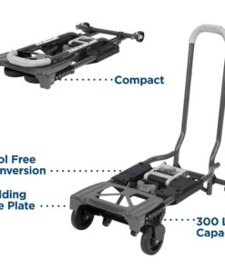 COSCO Shifter Multi-Position Folding Hand Truck and Cart, Green 52 71sp62MiQhS