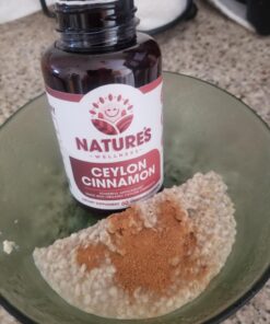 Natures Wellness Organic Ceylon Cinnamon - 1200 mg | Powerful Antioxidant | Maintains Joint Health and Mobility | Non-GMO | 60 Veg Capsules 26 71spcd98k0L
