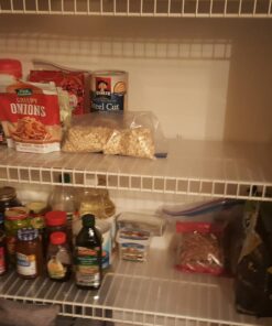 Closet Shelf Liner, Wire Shelf Liners for Closets and Pantry (Set of 4) 12 x 48 inch - Plastic Closet Liners 12x48 Clear 39 71sqQbaT64L