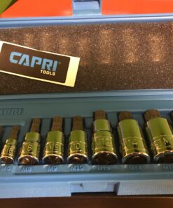 Capri Tools XZN Triple Square Spline Bit Socket Set, Metric, 10-Piece XZN Bit Set / Standard Length 33 71sqUqCdytL