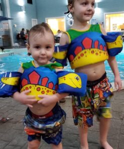 Body Glove Paddle Pals Life Jacket - The Safest Patented U.S. Coast Guard Approved Kids Swim Vest 33-55 LBS Dinosaur One Size 33-55 37 71sqZPM67aL