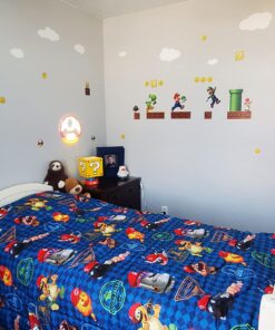 RoomMates RMK2351SCS Nintendo New Super Mario Bros Build a Scene Peel and Stick Wall Decals, Multicolored 31 71sqtpvIruL