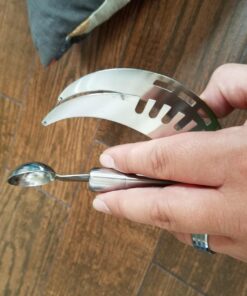 BCI Watermelon Slicer Corer Cutter Knife Tongs with Silicon Handle and Two Headed Melon Baller Set 55 71squXbN7tL