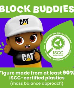 MEGA Bloks Cat Fisher-Price Toddler Blocks Building Toy, Large Dump Truck with 25 Pieces, 1 Figure, Yellow, Gift Ideas for Kids 26 71sr85EJsTL