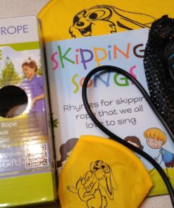 2 Pack Jump Rope for Kids - Easily Adjustable with Anti-Slip Handles, Plus 2 Activity Books PVC 15 71srEYqCiL