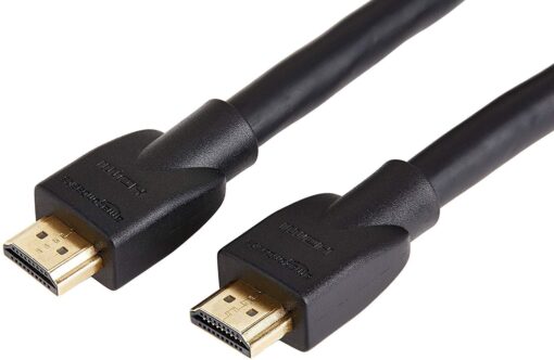 Amazon Basics HDMI Cable, 18Gbps High-Speed, 4K@60Hz, 2160p, Ethernet Ready, 15 Foot, Black 1 15 Feet