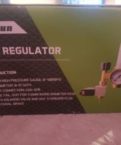 VIVOSUN Hydroponics CO2 Regulator Emitter System with Solenoid Valve Flowmeter for Grow Room Grow Tent Garden House Aquarium 52 71ssuqEwfJL