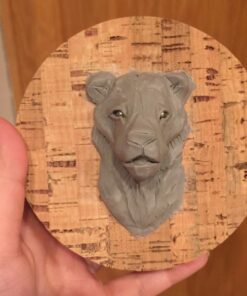 Super Sculpey Medium Gray, Premium, Non Toxic, Medium firmness, Sculpting Modeling Polymer clay, Oven Bake Clay, 1 pound bar. Great for all advanced sculptors, model makers and movie studios Multicolor 43 71stv2MY5tL