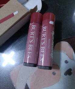 Burt's Bees Lip Tint Balm Stocking Stuffers Gifts, Long Lasting 2 in 1 Duo Tinted Balm Formula, Color Infused with Hydrating Shea Butter for a Natural Looking Buildable Finish, Red Dahlia (2-Pack) Red Dhalia 2 Count (Pack of 1) 33 71suIhsuN3L