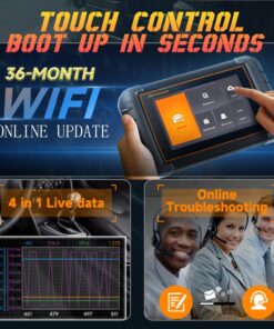 FOXWELL Bidirectional Scan Tool with 3-Year Updates($600 Value), 2024 Newest NT809 Car Scanner with 30 Resets, FCA Gateway Bypass/ABS Bleed/Crankshaft Relearn/OE All System Diagnostic Scanner 24 71suKAoqFvL