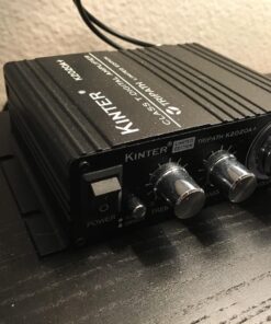 Kinter K2020A+ Limited Edition Original Tripath TA2020-020 Class-T Hi-Fi Audio Mini Amplifier with 12V 5A Power Supply Black 82 71suKfVzVHL