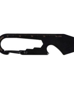 Nite Ize DoohicKey Keychain Multi Tool, Stainless-Steel 5-in-1 Multi Tool With Bottle Opener + Carabiner Clip, Black 1 Count (Pack of 1) 27 71suYeMEd0L