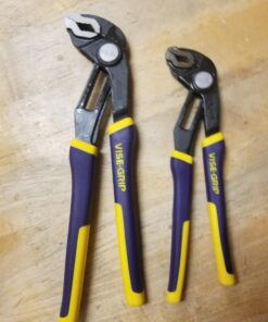 IRWIN VISE-GRIP GrooveLock Pliers Set, V-Jaw, 2-Piece (2078709) Regular Pliers Set 35 71sv1jrbE2L