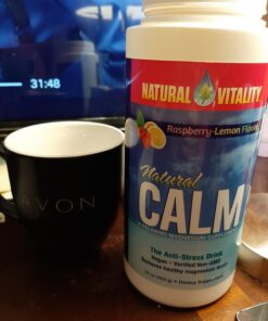 Natural Vitality Calm, Magnesium Citrate Supplement, Anti-Stress Drink Mix Powder - Gluten Free, Vegan, & Non-GMO, Raspberry Lemon, 16 oz 16 Ounce (Pack of 1) 71 71svJScA4WL