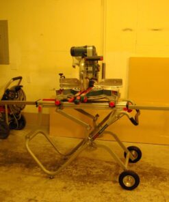 Bosch Portable Gravity-Rise Wheeled Miter Saw Stand T4B 69 71svLB62TxL