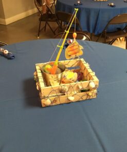 Beistle Blue Cotton String Novelty Nautical Decorative Fish Netting Under The Sea Luau Party Supplies, 4' x 12' 35 71svlpD9PVL