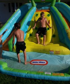 Little Tikes Rocky Mountain River Race Inflatable Slide Bouncer Multicolor, 161.00''L x 169.00''W x 103.00''H --- Weight: 50.00lbs. Little Tikes Bouncer 24 71sw3hlvFWL