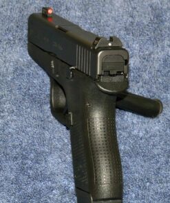 Alternative view of AmeriGlo Tritium I-Dot Green with Orange Outline Sight Set for Glock 42/43