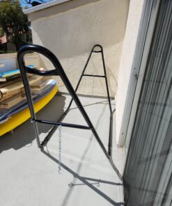 Sunnydaze Universal Heavy-Duty Steel Hammock Stand - 550-Pound Capacity - Fits Hammocks 9 to 14 Feet Long - Black 38 71swY1fdTWL