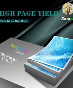 Kingjet Compatible for Canon 220 221 Ink Cartridges, Replacement for Canon PGI-220 PGI220 CLI-221 CLI221 Work with PIXMA MP560 MP620 MP620B MP640 MP980 MP990 MX860 IP3600 IP4600 IP4700, 15 Pack 19 71sx AlDEL