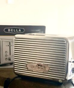 BELLA (14387) Linea Collection 2-Slice Toaster with Extra Wide Slot & Custom Settings, Polished Stainless Steel Chrome 19 71sxFkVy9FL 3