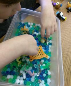 SENSORY4U Dew Drops Water Beads Ocean Explorers Tactile Sensory Kit - 26 Sea Animal Creatures Included - Great Fine Motor Skills Toy for Kids 39 71syBp2XrsL