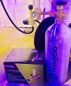 VIVOSUN Hydroponics CO2 Regulator Emitter System with Solenoid Valve Flowmeter for Grow Room Grow Tent Garden House Aquarium 45 71sysQ3c7qL