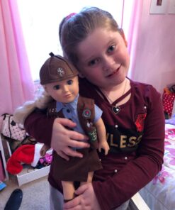Emily Rose 18-inch Doll Clothes Modern 4-Piece Girl Scout Brownie-Inspired Uniform | Gift Boxed! | Compatible with 18" American Girl Dolls 38 71sywu5W9aL